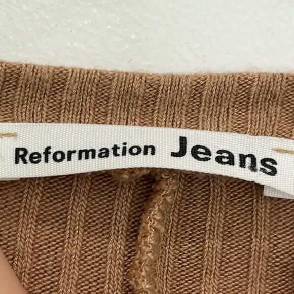 Reformation Jeans Wednesday nude knit dress - Picture 11 of 12